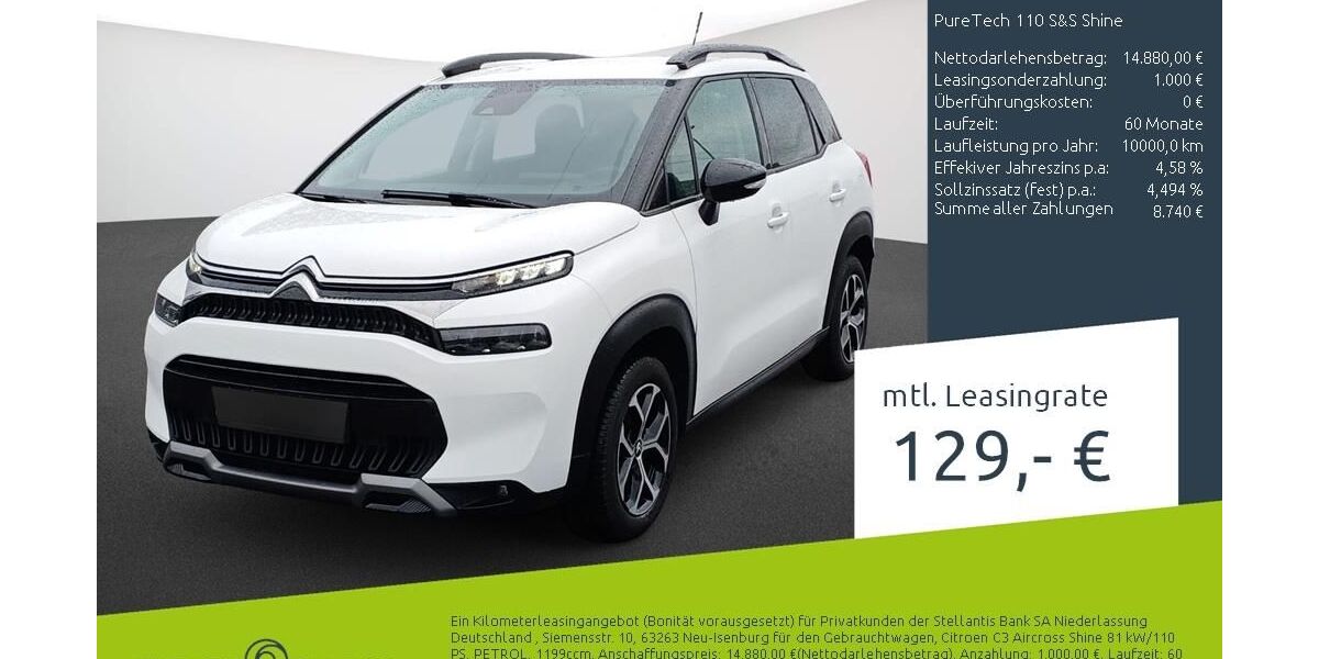 Citroen C3 Aircross 20.412 km 14.240 &euro; Borken 46325