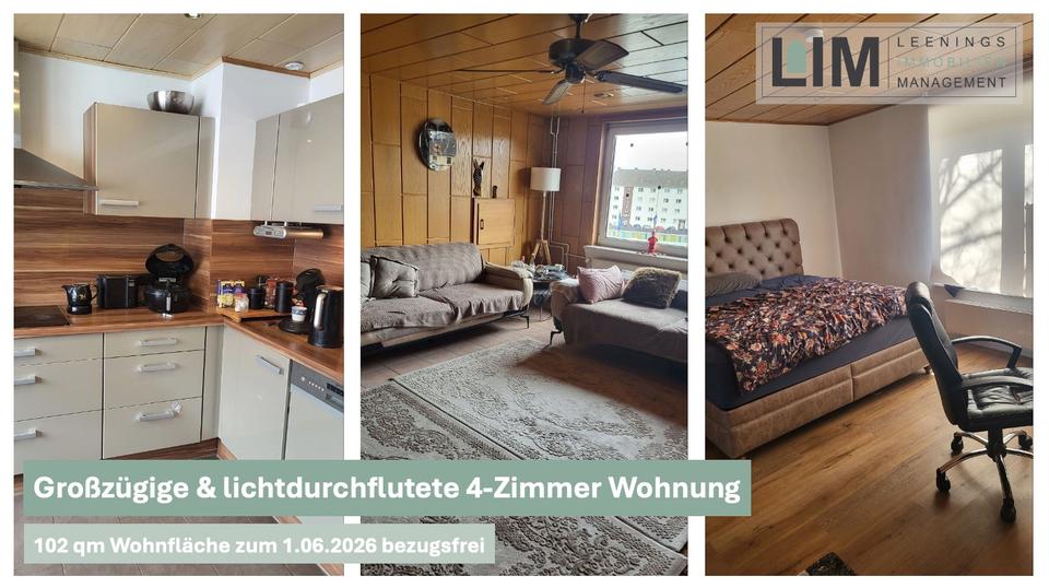 Etagenwohnung Essen Stadtbezirk III - 4 Zimmer, 103 m&sup2;, 1.075&euro; | Angebot:26292985