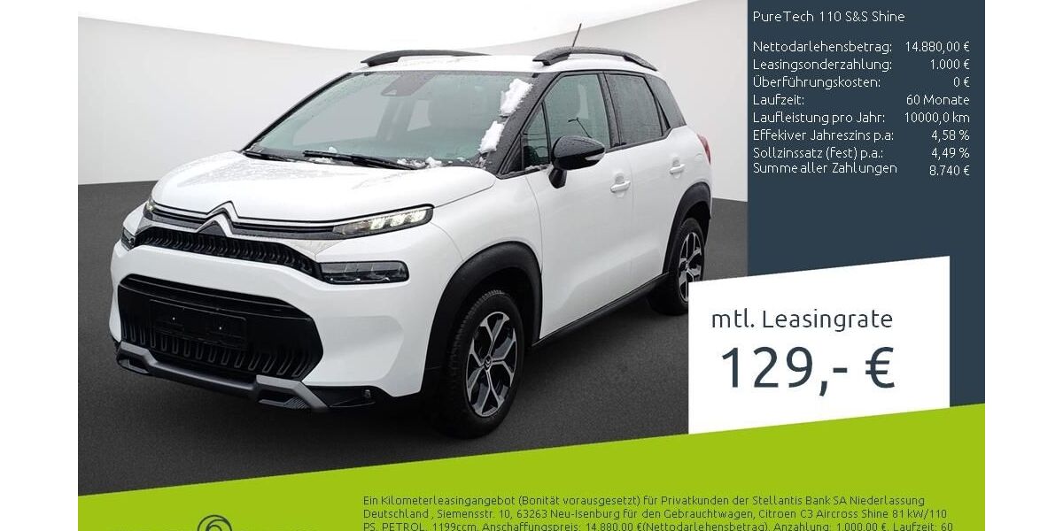 Citroen C3 Aircross 13.408 km 14.949 &euro; Borken 46325