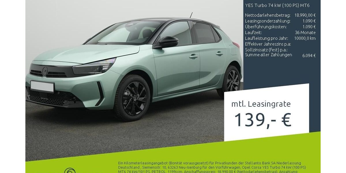 Opel Corsa 7.500 km 17.880 &euro; Borken 46325