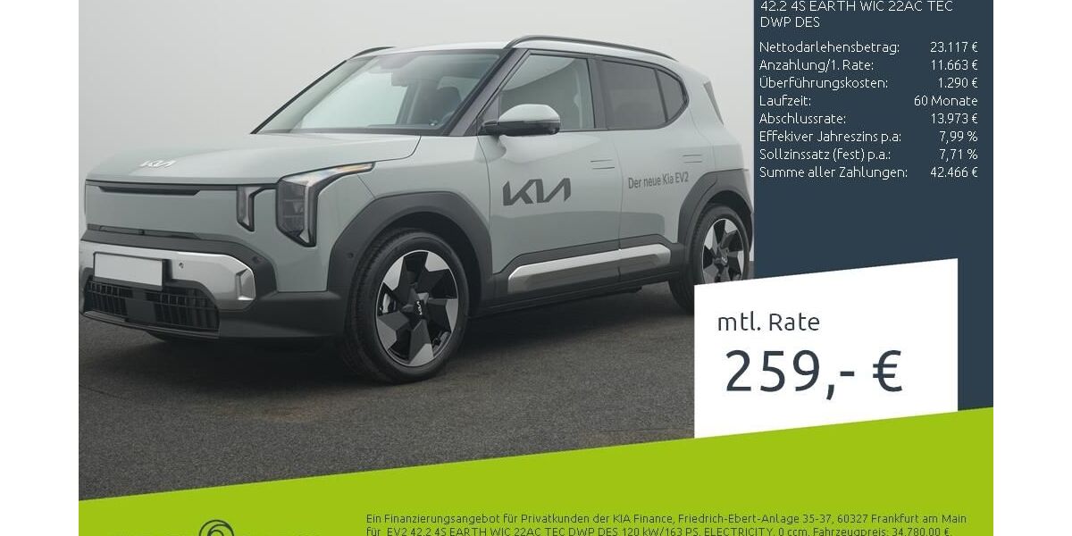 Kia EV2 3.900 km 33.980 &euro; Borken 46325