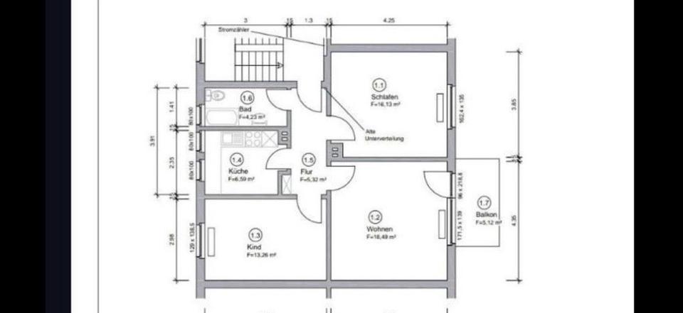 Etagenwohnung Recklinghausen Grullbad - 3 Zimmer, 64 m&sup2;, 114.000&euro; | Angebot:27290684