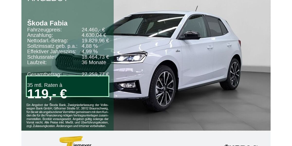 Skoda Fabia 2.999 km 24.460 &euro; Bochum 44809