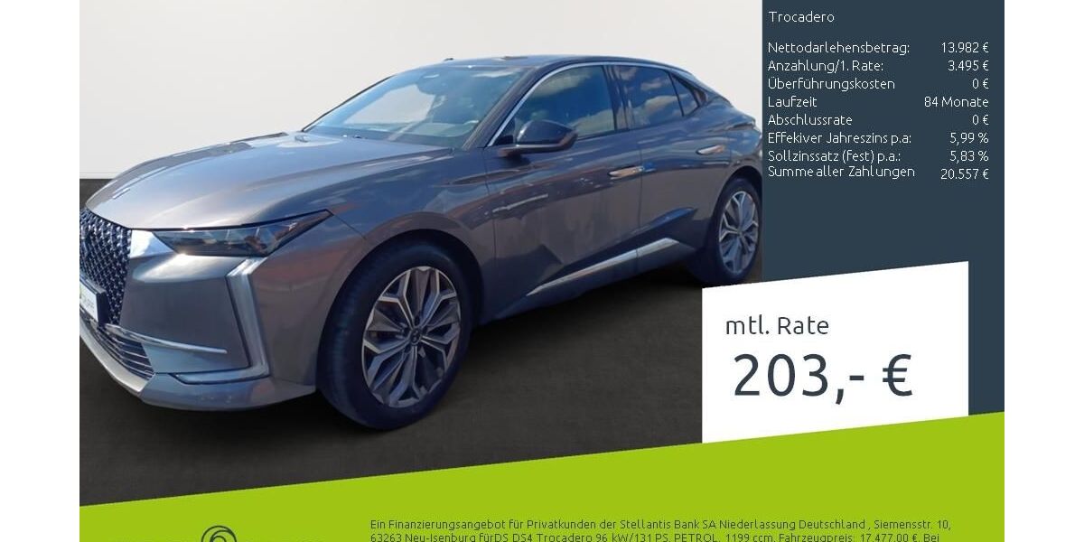 DS Automobiles DS4 26.000 km 17.389 &euro; Borken 46325