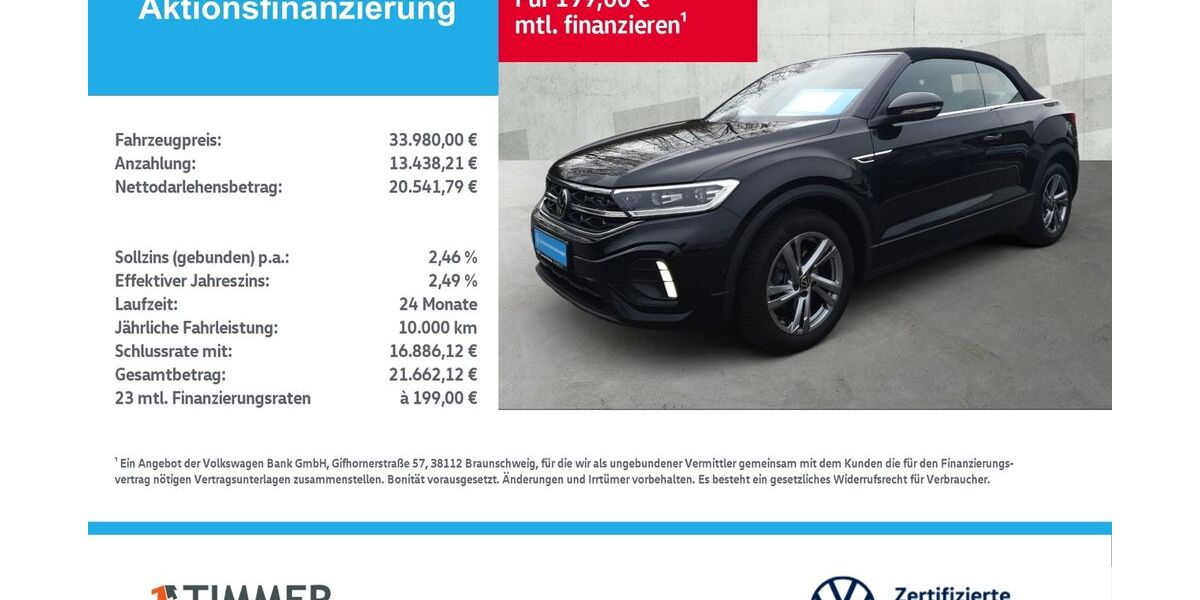 VW T-Roc 15.982 km 33.330 &euro; Borken 46325