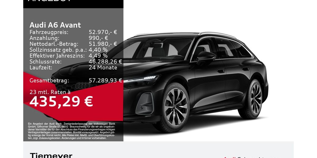 Audi A6 26.449 km 52.970 &euro; Oberhausen 46047