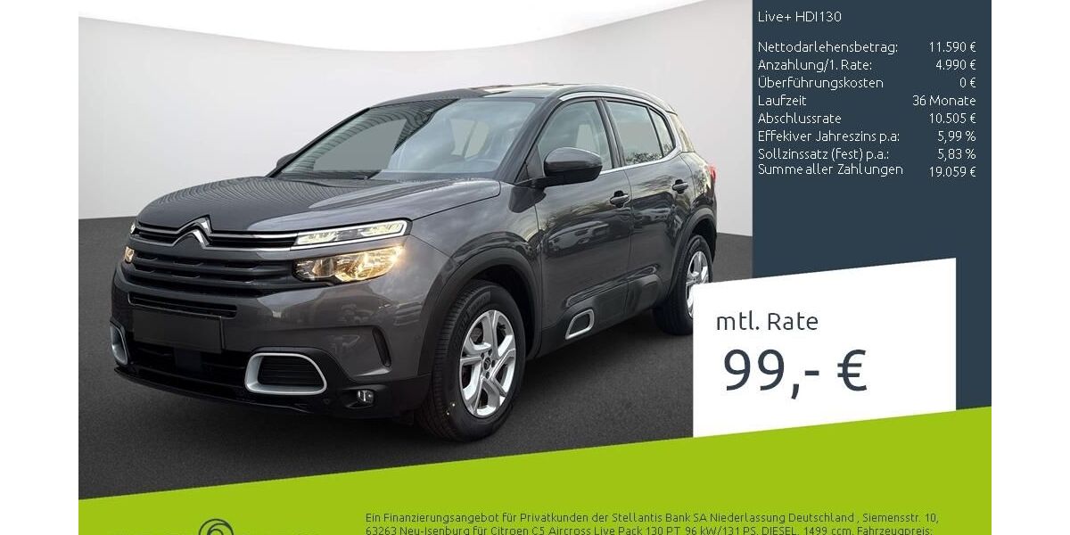 Citroen C5 Aircross 58.026 km 15.444 &euro; Borken 46325