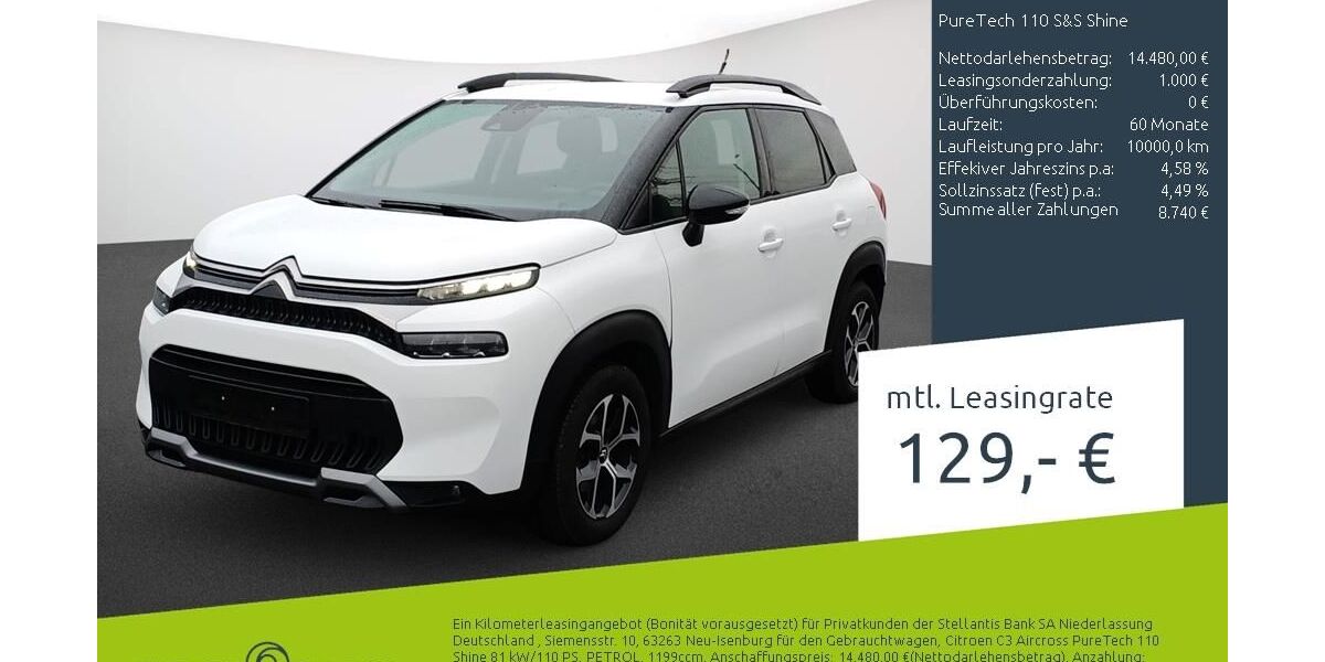 Citroen C3 Aircross 20.399 km 14.270 &euro; Borken 46325