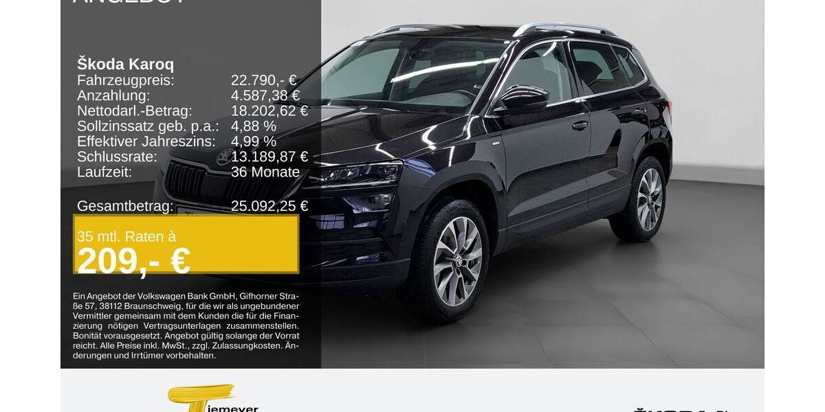 Skoda Karoq 63.999 km 22.290 &euro; Bochum 44809