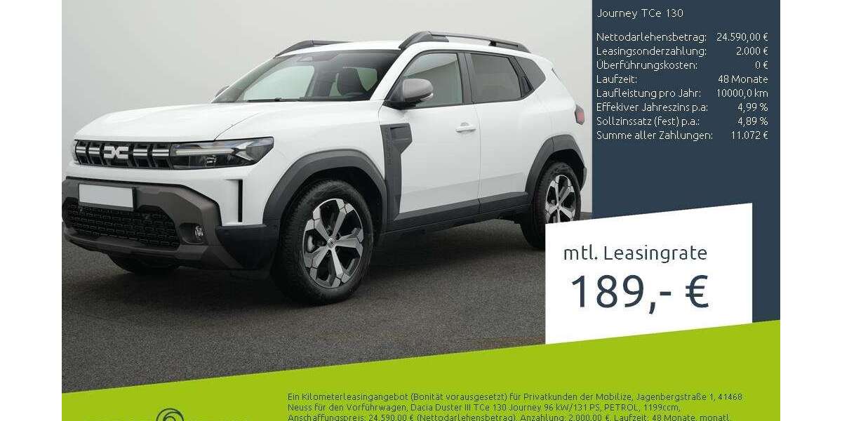 Dacia Duster 1.500 km 24.999 &euro; Borken 46325