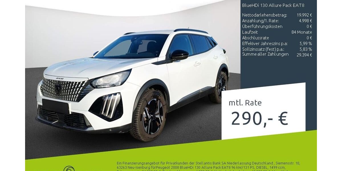 Peugeot 2008 19.801 km 24.630 &euro; Dülmen 48249