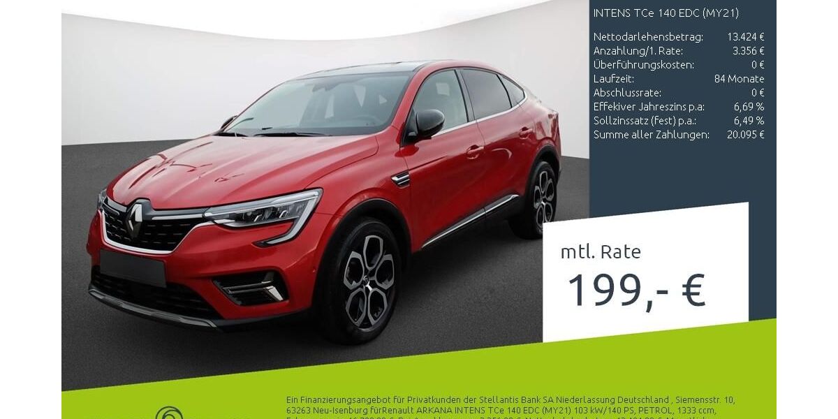 Renault Arkana 59.793 km 16.780 &euro; Borken 46325