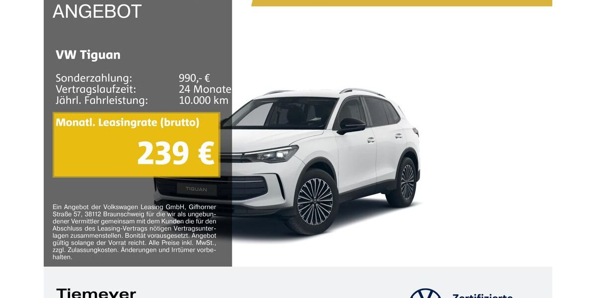 VW Tiguan 25.603 km 31.290 &euro; Bochum 44892