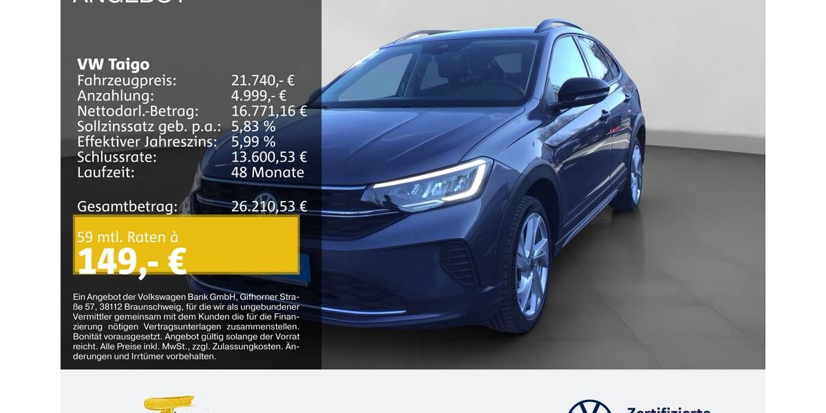VW Taigo 9.571 km 20.440 &euro; Gelsenkirchen 45894