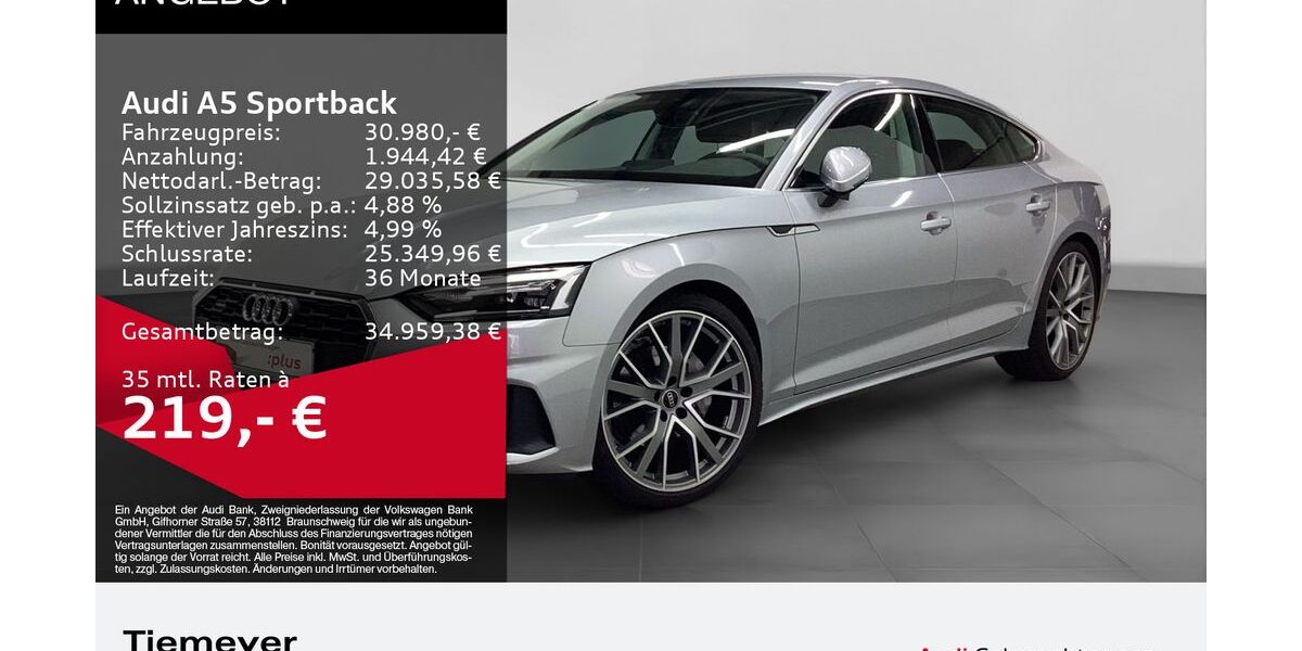 Audi A5 39.996 km 30.980 &euro; Bochum 44809