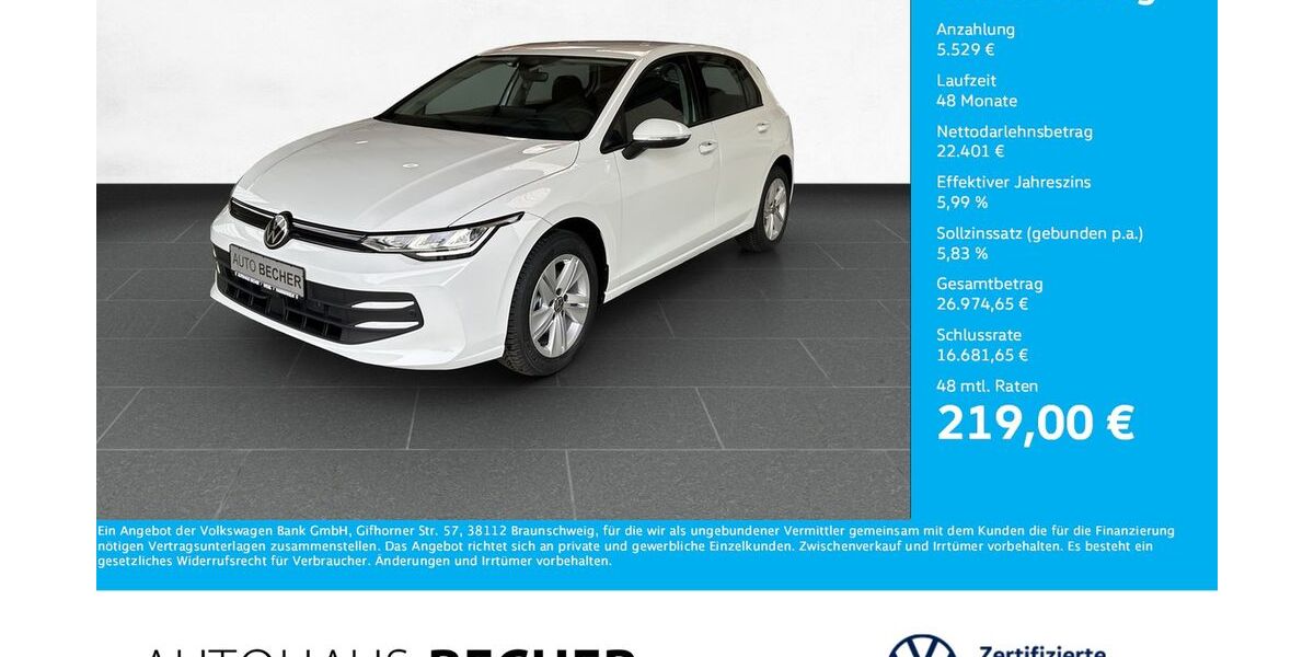 VW Golf 3.000 km 27.930 &euro; Wesel 46485