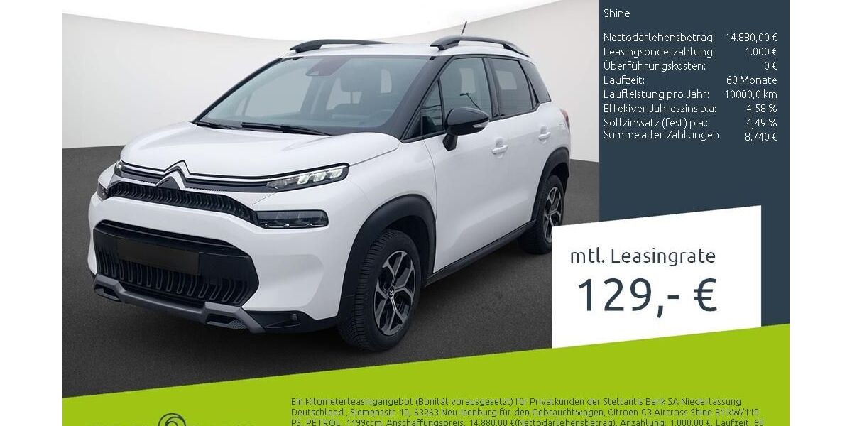 Citroen C3 Aircross 20.525 km 14.989 &euro; Borken 46325