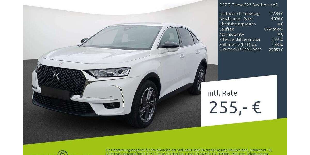 DS Automobiles DS 7 Crossback 38.110 km 21.980 &euro; Borken 46325