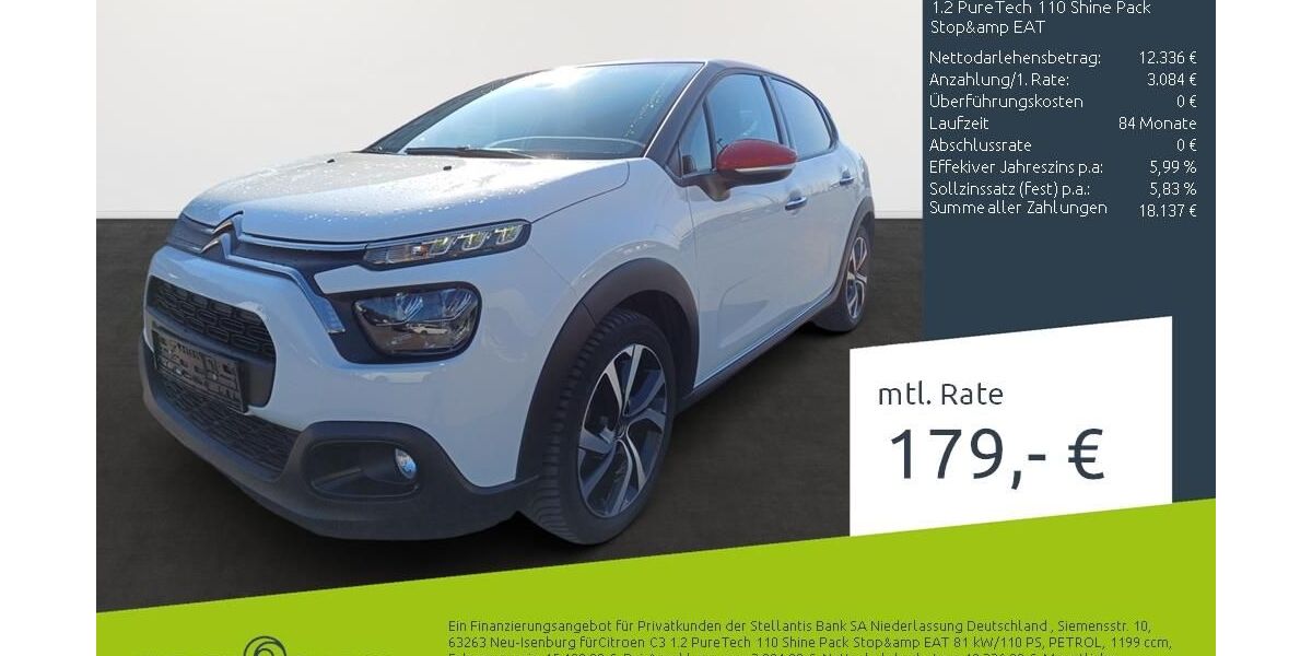 Citroen C3 15.213 km 15.489 &euro; Dülmen 48249