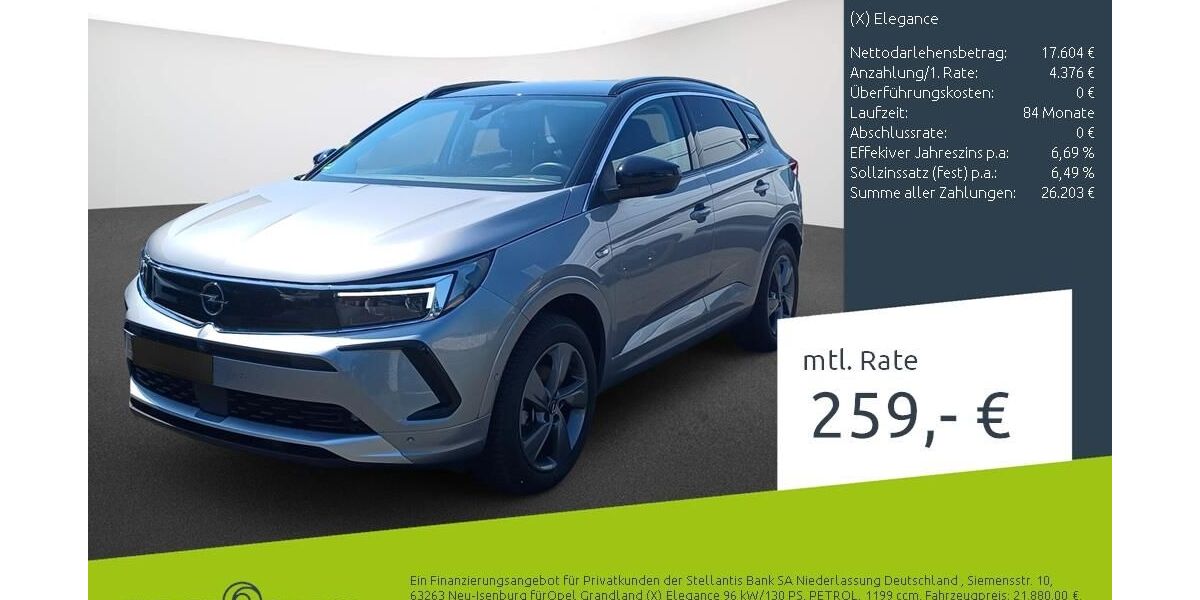 Opel Grandland (X) 14.891 km 21.923 &euro; Borken 46325