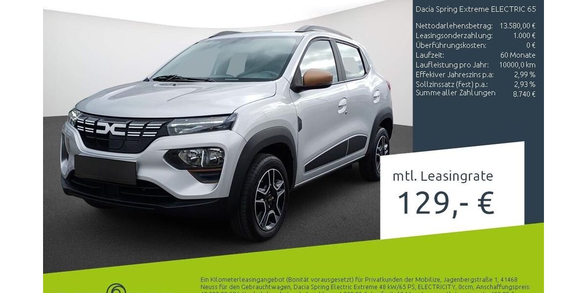 Dacia Spring 13.255 km 12.740 &euro; Borken 46325