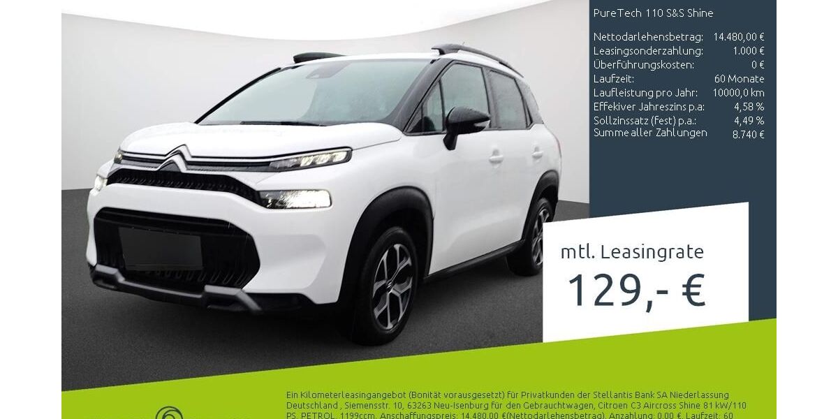 Citroen C3 Aircross 23.563 km 14.899 &euro; Borken 46325