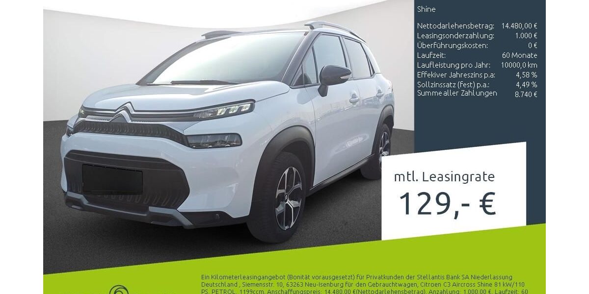 Citroen C3 Aircross 18.535 km 14.720 &euro; Borken 46325