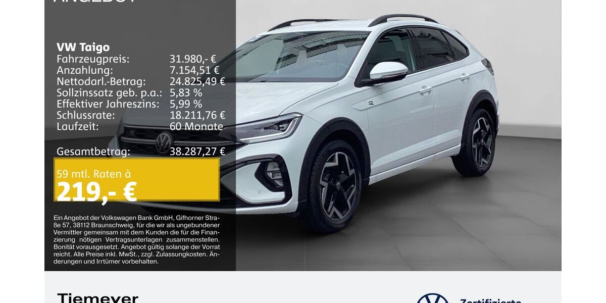 VW Taigo 3.999 km 30.980 &euro; Bochum 44892