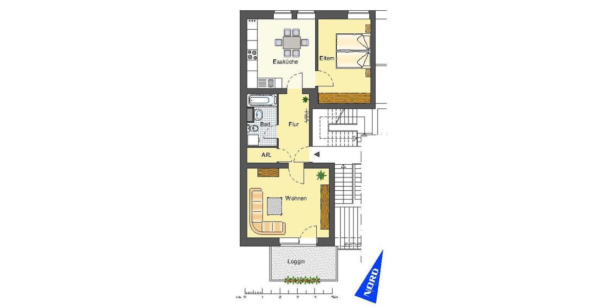 Etagenwohnung Recklinghausen König Ludwig - 2 Zimmer, 67 m&sup2;, 549&euro; | Angebot:21286364