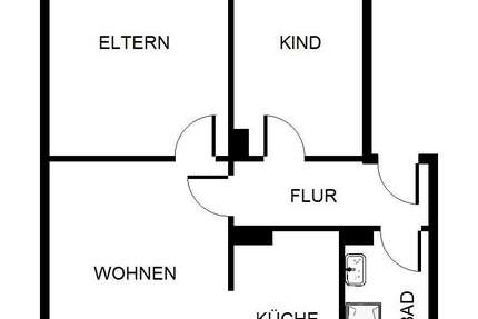 Wohnung Gelsenkirchen Hassel - 3 Zimmer, 54 m&sup2;, 339&euro; | Angebot:26149889