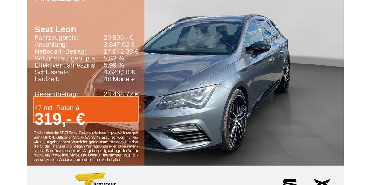 Seat Leon 130.595 km 20.890 &euro; Recklinghausen 45663