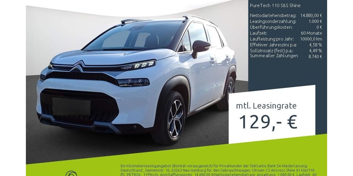 Citroen C3 Aircross 6.409 km 13.994 &euro; Borken 46325