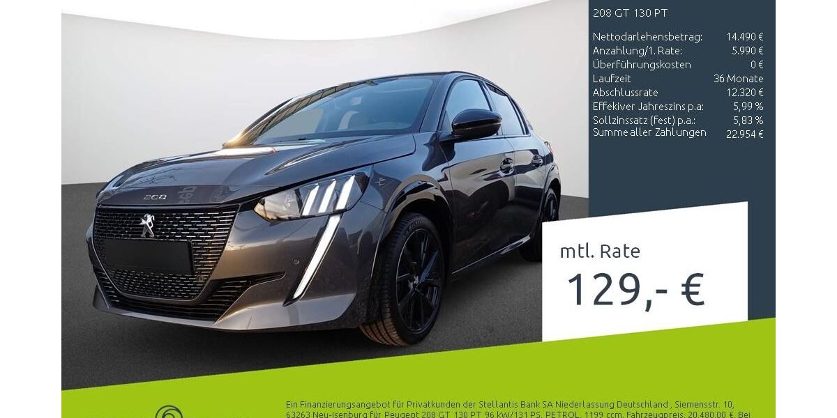 Peugeot 208 26.046 km 19.999 &euro; Borken 46325