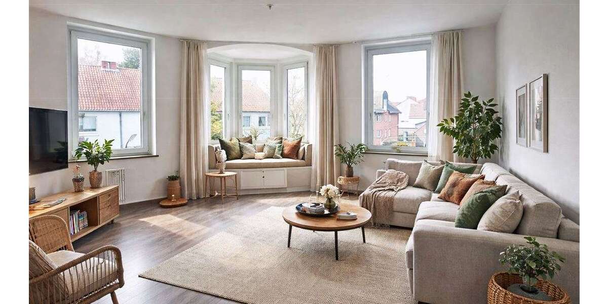 Etagenwohnung Recklinghausen Grullbad - 3 Zimmer, 87 m&sup2;, 540&euro; | Angebot:25896125