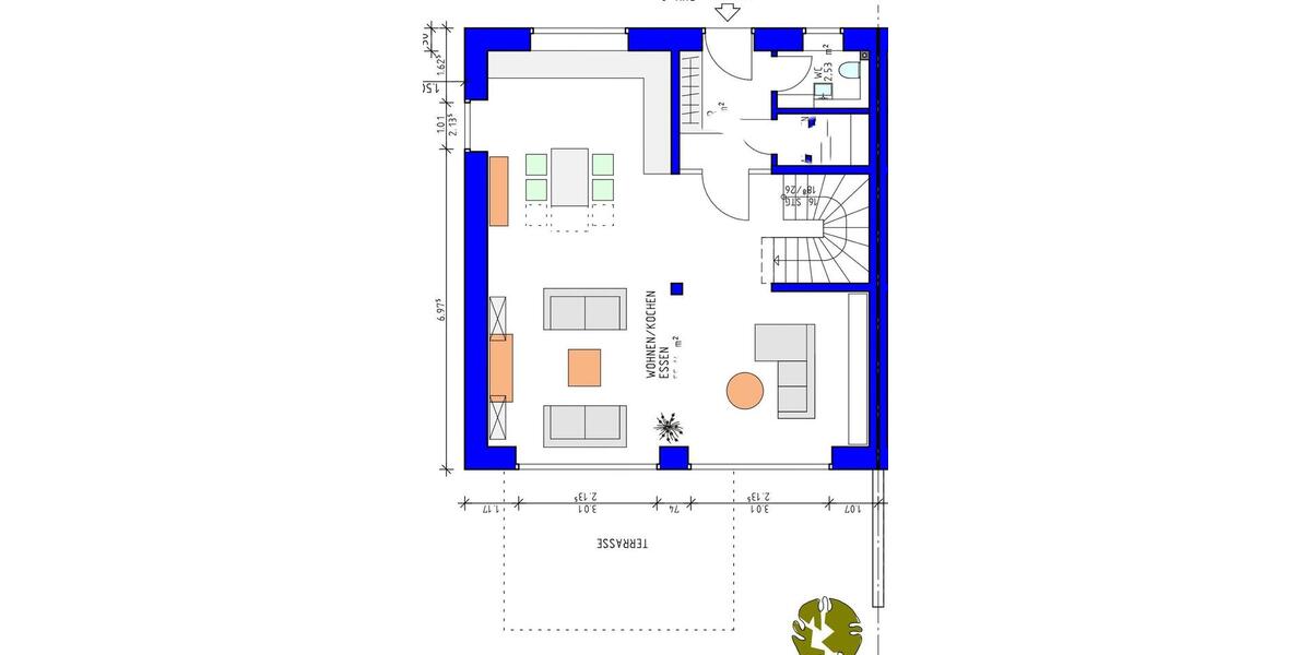 Doppelhaushälfte Hamminkeln - 5 Zimmer, 121 m&sup2;, 1.540&euro; | Angebot:25302186