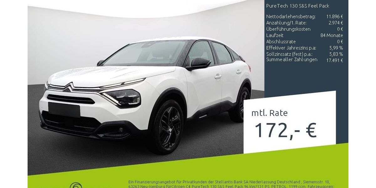 Citroen C4 20.041 km 14.550 &euro; Borken 46325