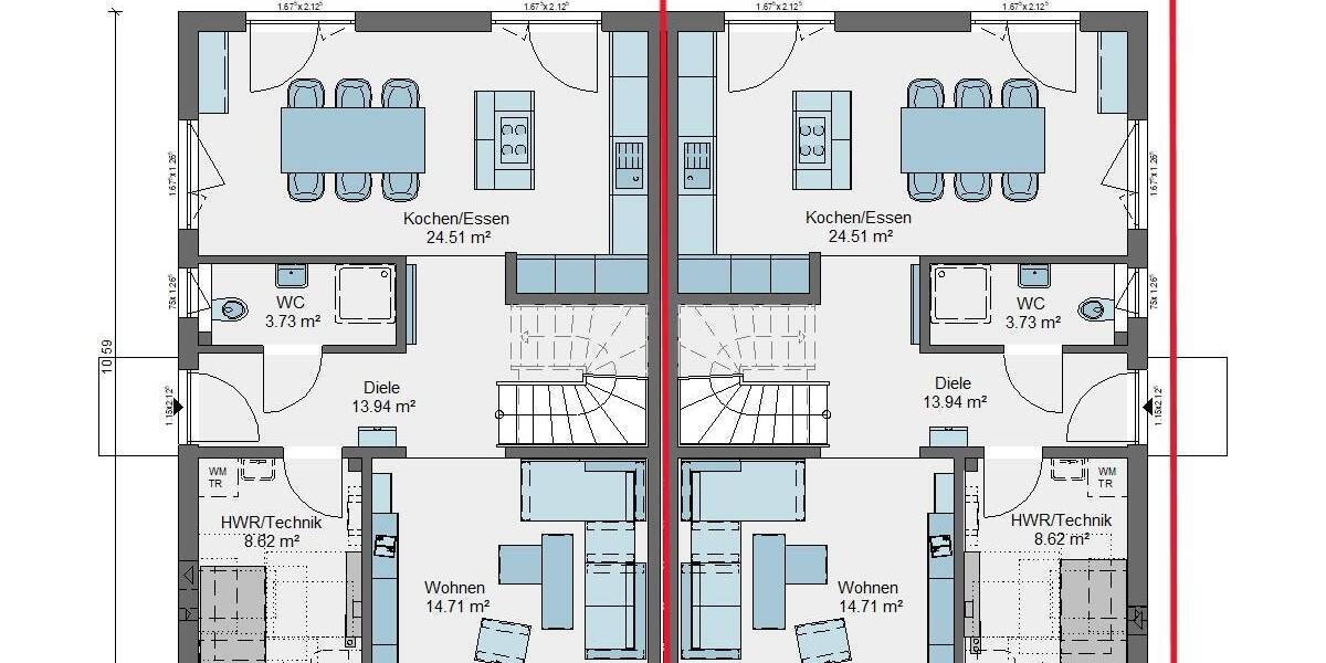 Doppelhaushälfte Dülmen Merfeld - 5 Zimmer, 120 m&sup2;, 549.000&euro; | Angebot:26309842