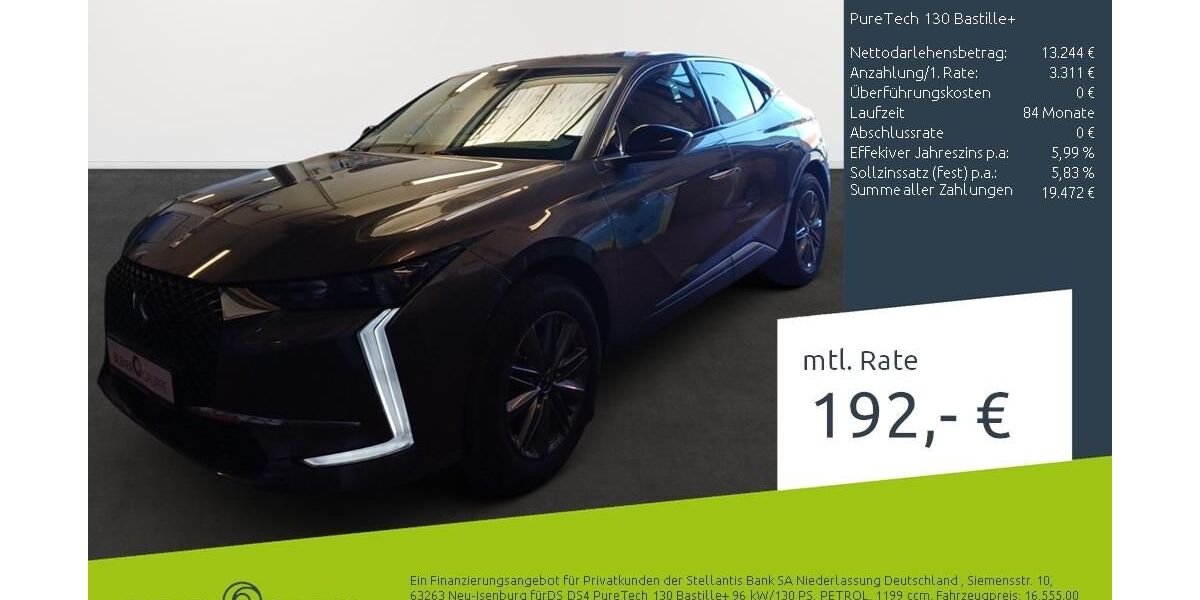 DS Automobiles DS4 16.118 km 16.320 &euro; Dülmen 48249