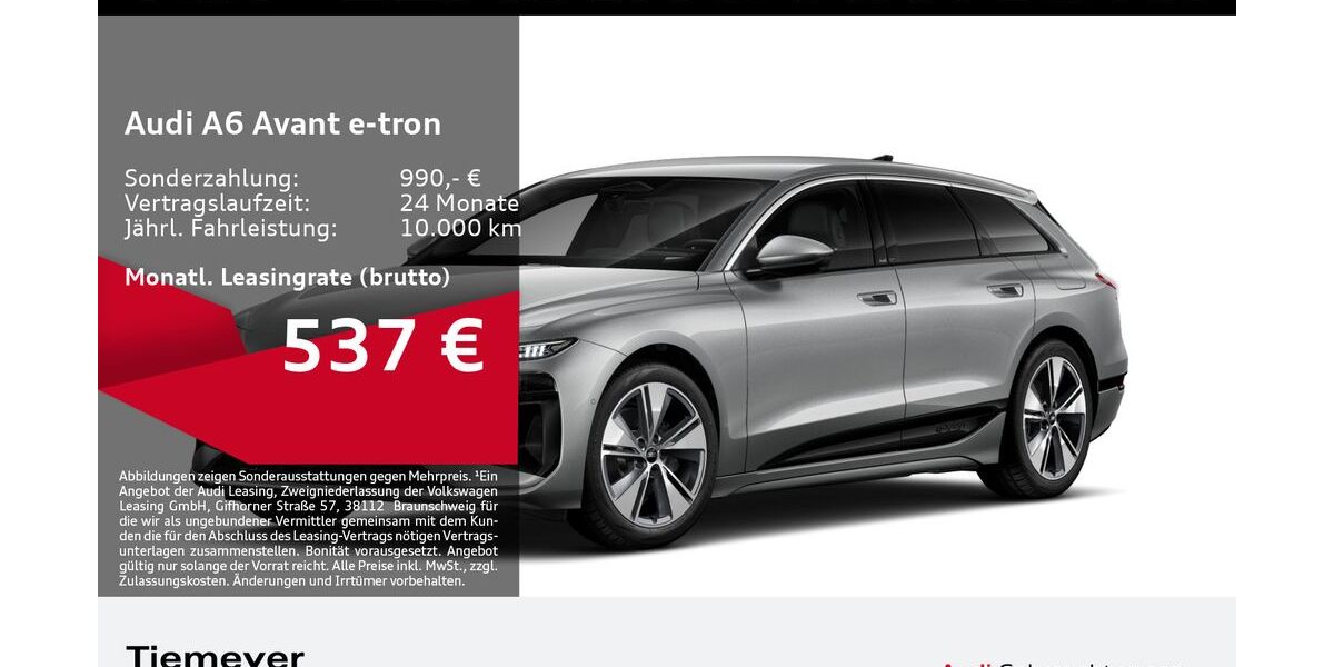 Audi A6 e-tron 33.744 km 53.820 &euro; Gelsenkirchen 45894