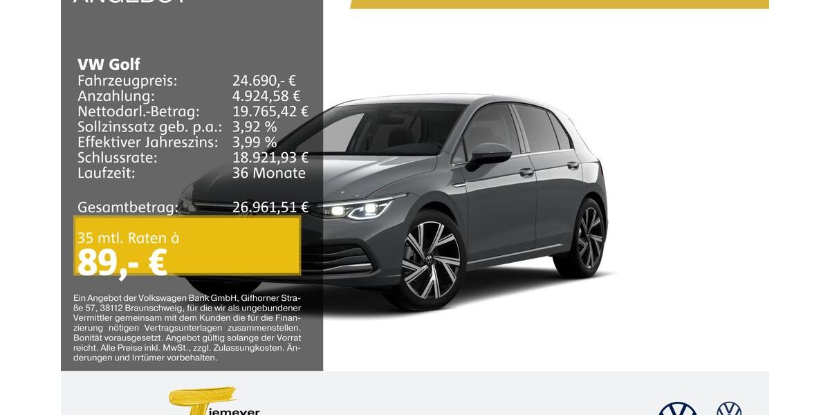 VW Golf 15.877 km 24.690 &euro; Gelsenkirchen 45888