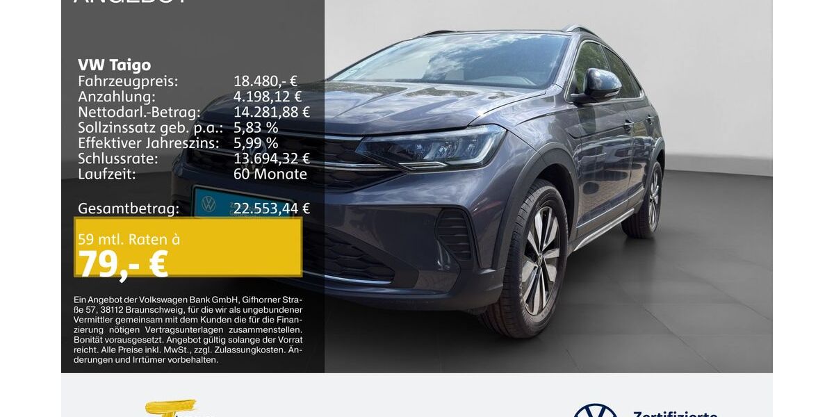 VW Taigo 2.275 km 17.480 &euro; Castrop-Rauxel 44575
