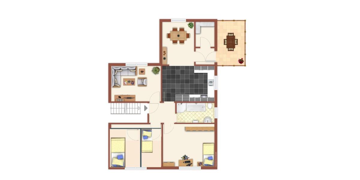 Etagenwohnung Rheinberg - 4.5 Zimmer, 105 m&sup2;, 279.000&euro; | Angebot:26317473