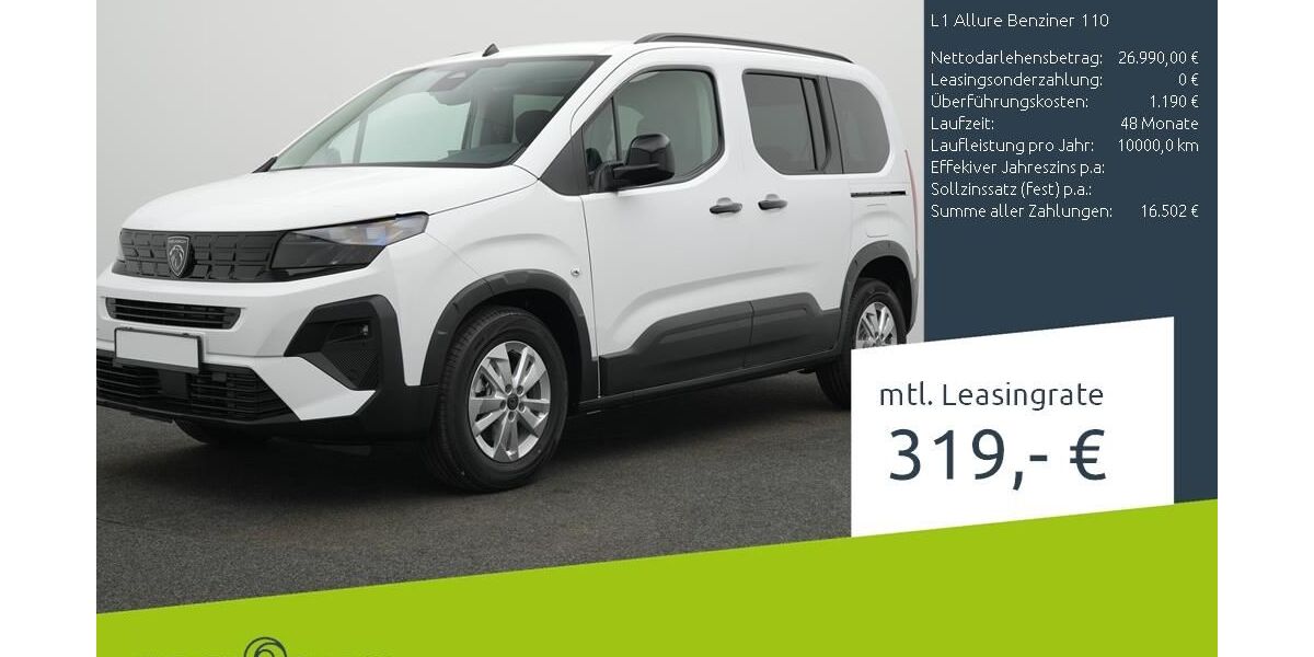 Peugeot Rifter 1.500 km 26.990 &euro; Borken 46325