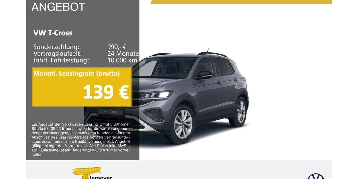 VW T-Cross 21.963 km 19.420 &euro; Dorsten 46282