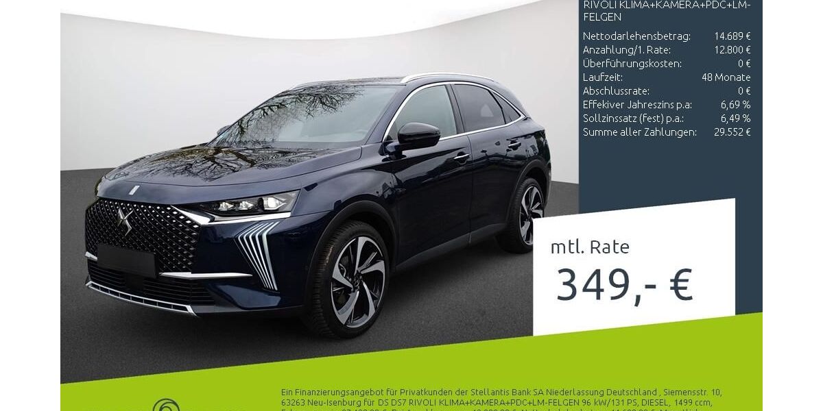DS Automobiles DS7 (Crossback) 16.243 km 27.489 &euro; Borken 46325