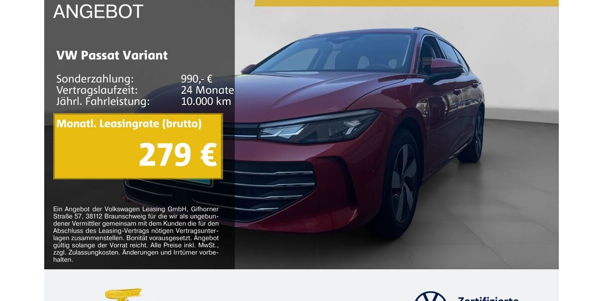 VW Passat Variant 14.782 km 32.390 &euro; Marl 45770