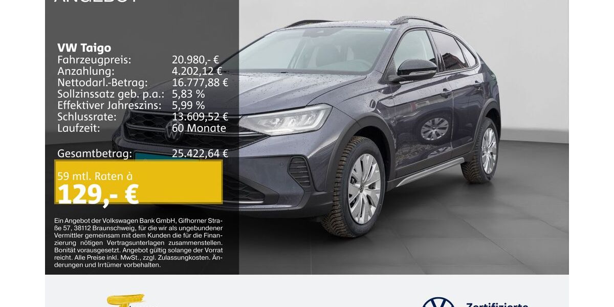 VW Taigo 12.265 km 19.980 &euro; Oberhausen 46047