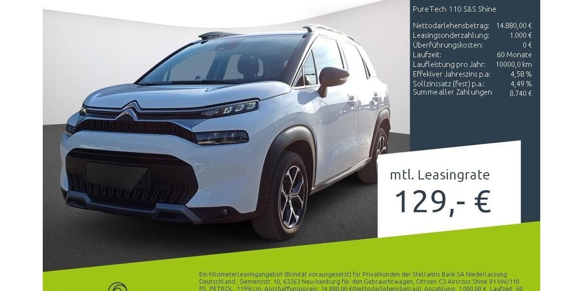 Citroen C3 Aircross 13.273 km 13.789 &euro; Borken 46325