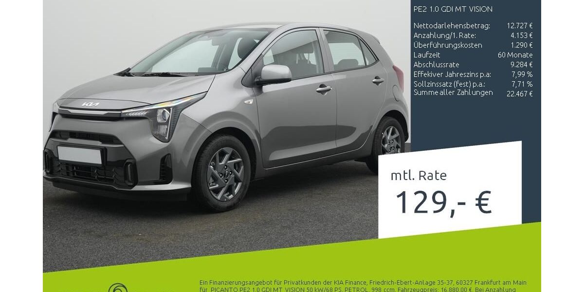 Kia Picanto 5.900 km 16.880 &euro; Borken 46325