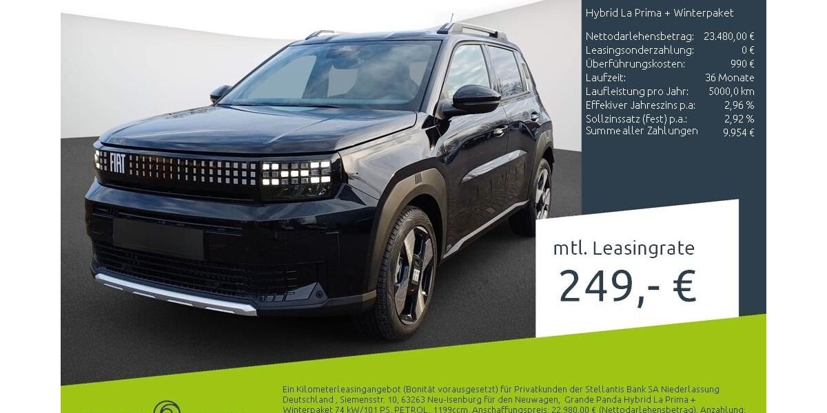 Fiat Grande Panda 2.500 km 21.780 &euro; Borken 46325